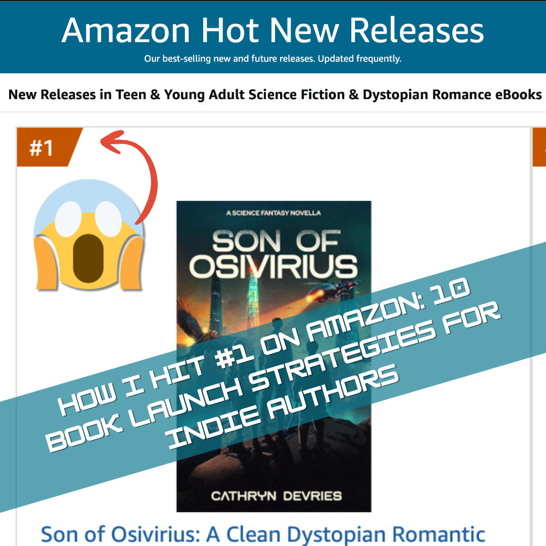 How I Hit #1 on Amazon: 10 Book Launch Strategies for Indie Authors